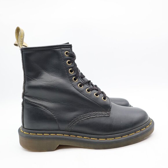 Doc Dr Martens 14045 Vegan Felix Combat Lace Up Women's Size 7 Boots - Picture 1 of 11